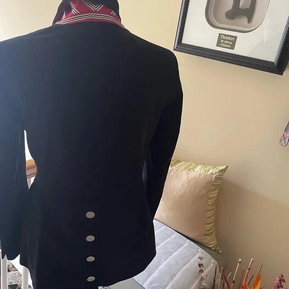 Brooks Brothers Black Corduroy Blazer-EUC - Picture 5 of 11